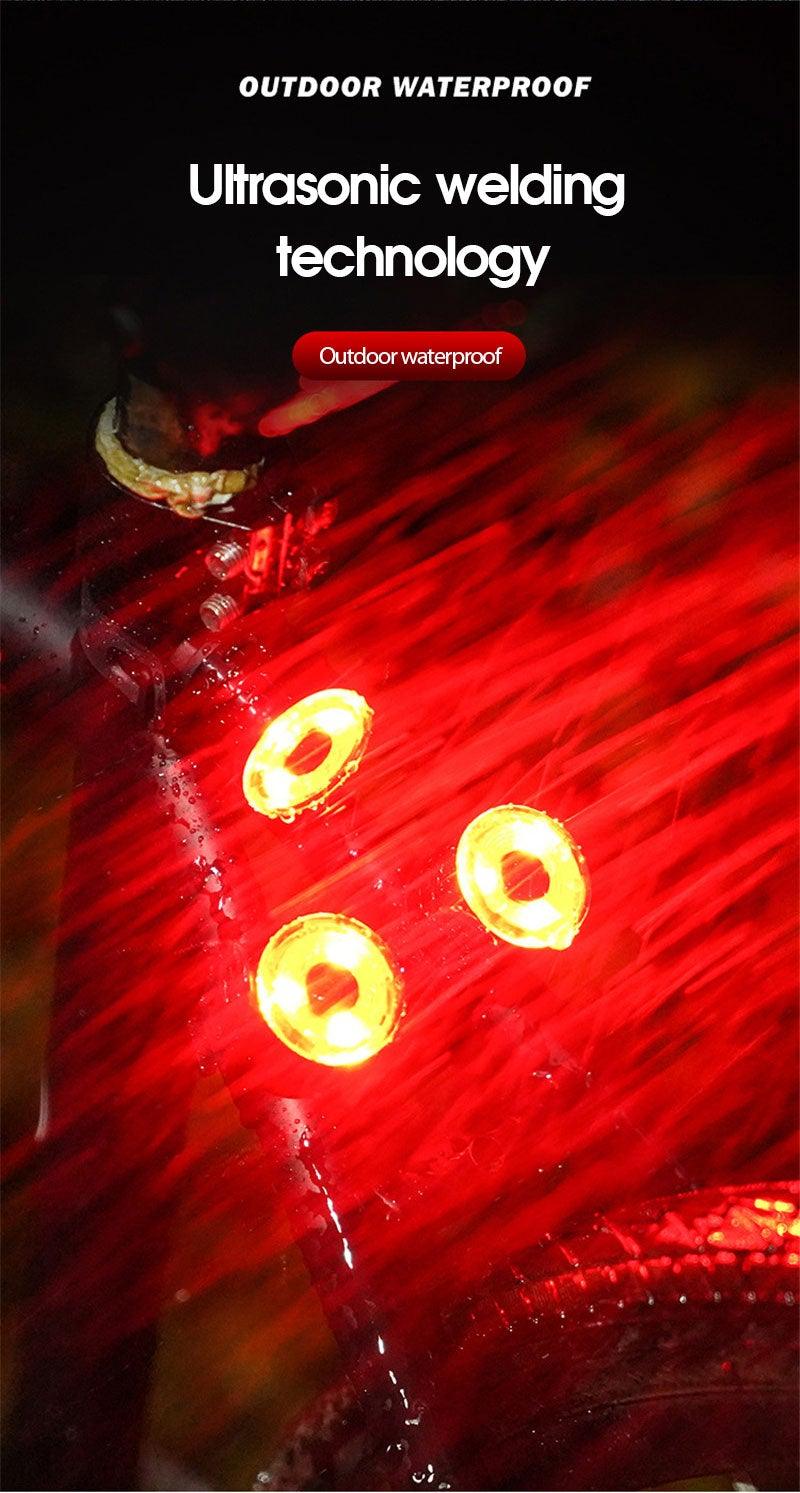 Auto Brake Sensing Tail Light for Mountain Bikes, red LED, Stevvex ST90SP1100CVN, waterproof on Tampa Home & Garden Store