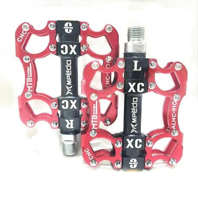 Aluminum Sealed Bearing Flat Bicycle Pedals