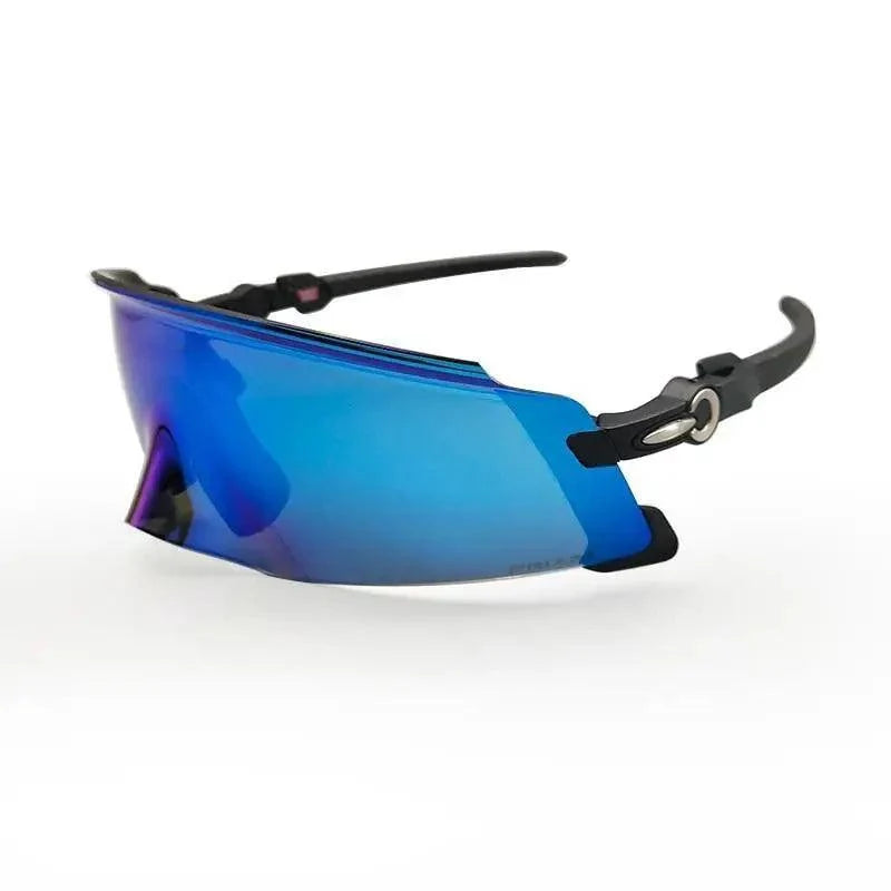 Bicycle retro blue cycling glasses Stevvex UV400 mirrored lenses unisex road biking eyewear on Tampa Home & Garden Store