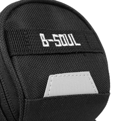 Stevvex black waterproof bike saddle bag under-seat pouch with strap on Tampa Home & Garden Store