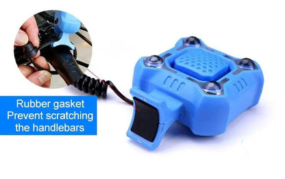 Bike Bell and 4 Lamp Light Set with USB Charging