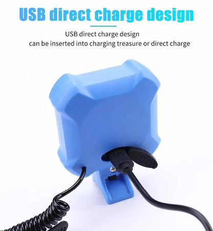 Bike Bell and 4 Lamp Light Set with USB Charging