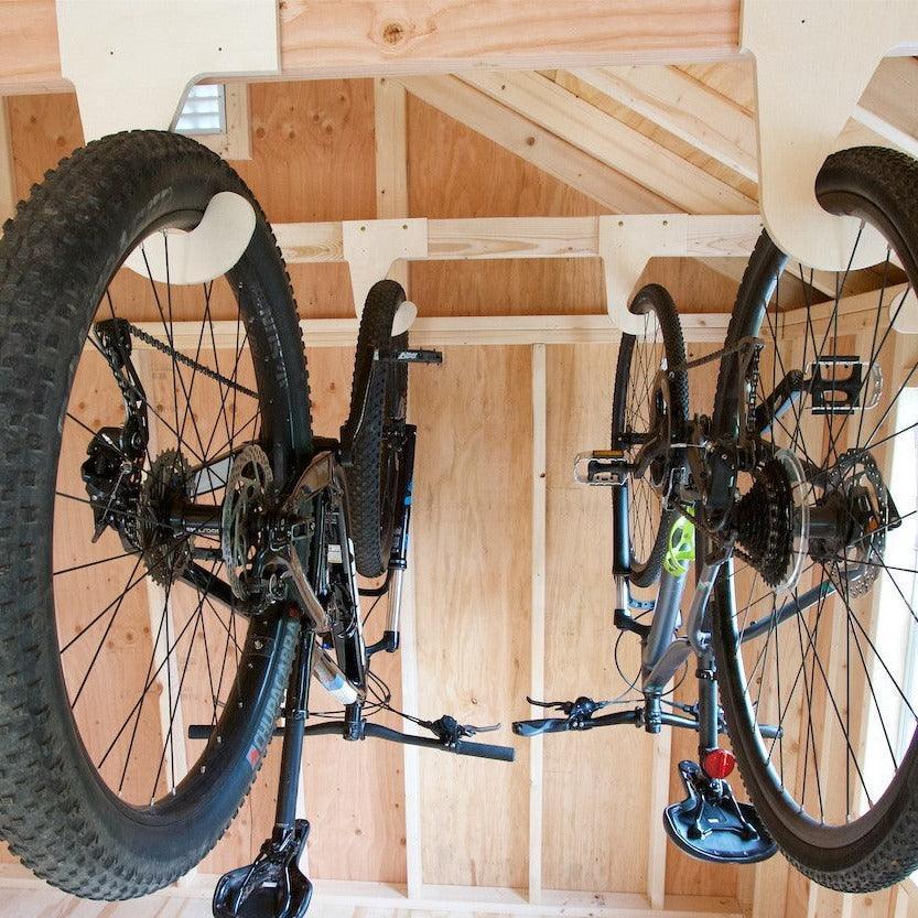 Rangement pour vélos – Support à outils pour abri de jardin pour un rangement efficace