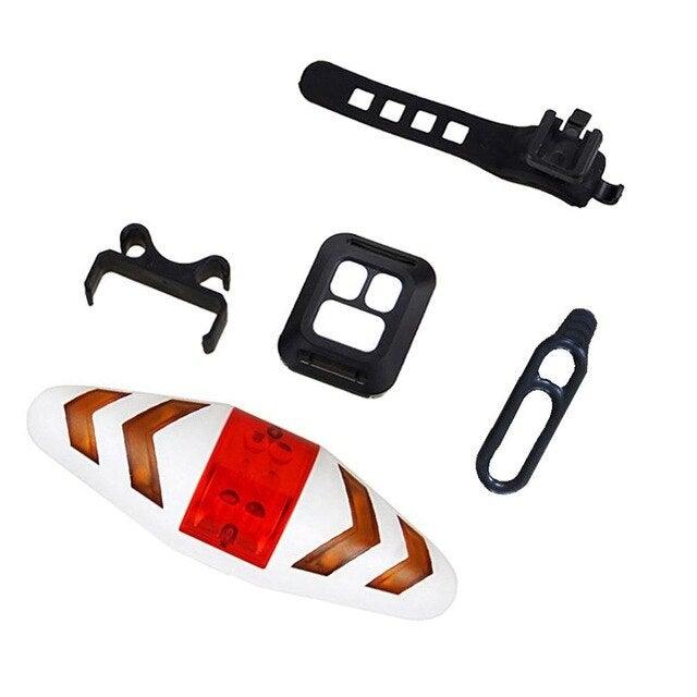 Stevvex wireless bike signal tail light kit (5pc) with remote, red/white LED rear lamp on Tampa Home & Garden Store