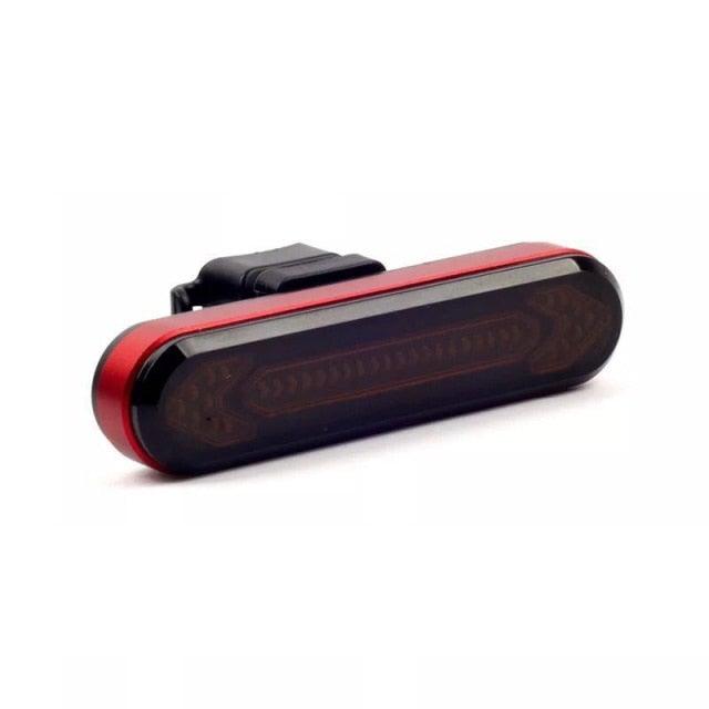 Bike taillight red and black LED rear light with pill-shaped housing on Tampa Home & Garden Store