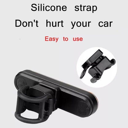 Bike taillight Stevvex USB remote wireless rear lamp with clip-on silicone strap, black LED on Tampa Home & Garden Store