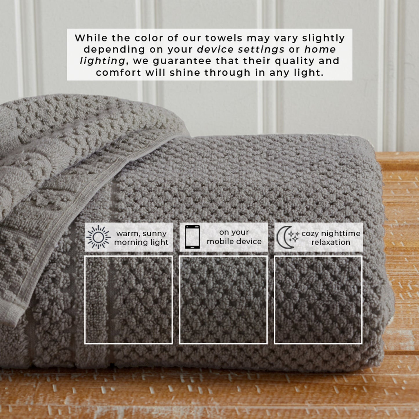 Premium Cotton Checkered Jacquard Towel for Bath