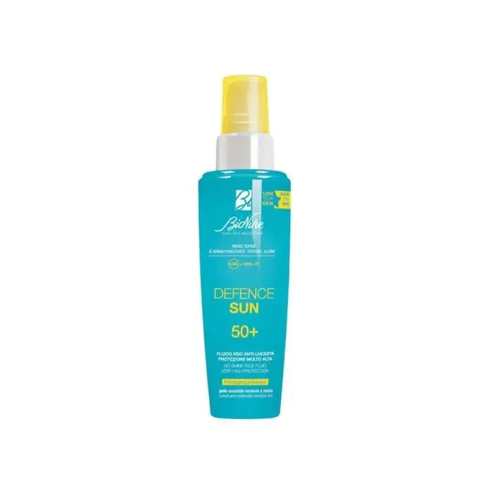 Bionike Defense Sun SPF50+ sunscreen for normal/combination skin, 50ml blue bottle on Tampa Home & Garden Store
