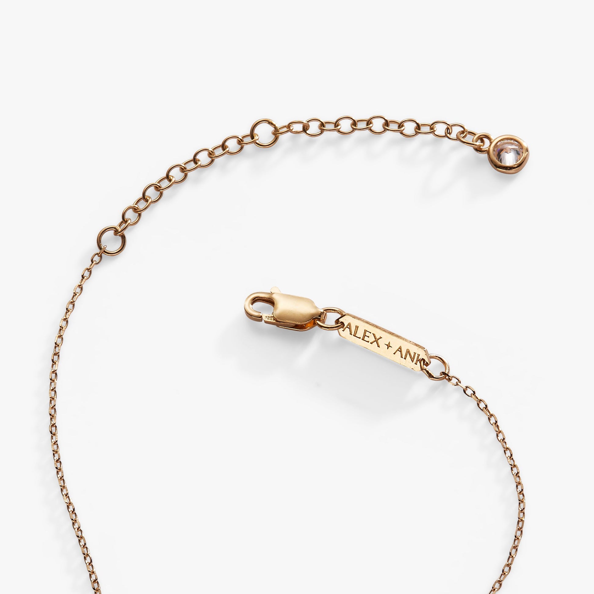 May Birthstone Pendant Necklace rose gold chain with bezel crystal pendant by Alex and Ani on Tampa Home & Garden Store