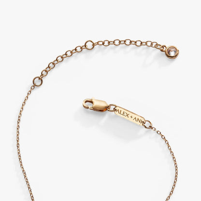 ALEX AND ANI November Birthstone Pendant Necklace with rose gold chain and crystal bezel on Tampa Home & Garden Store