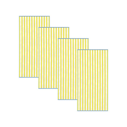 Cabana Cotton Beach Towel and Striped Border