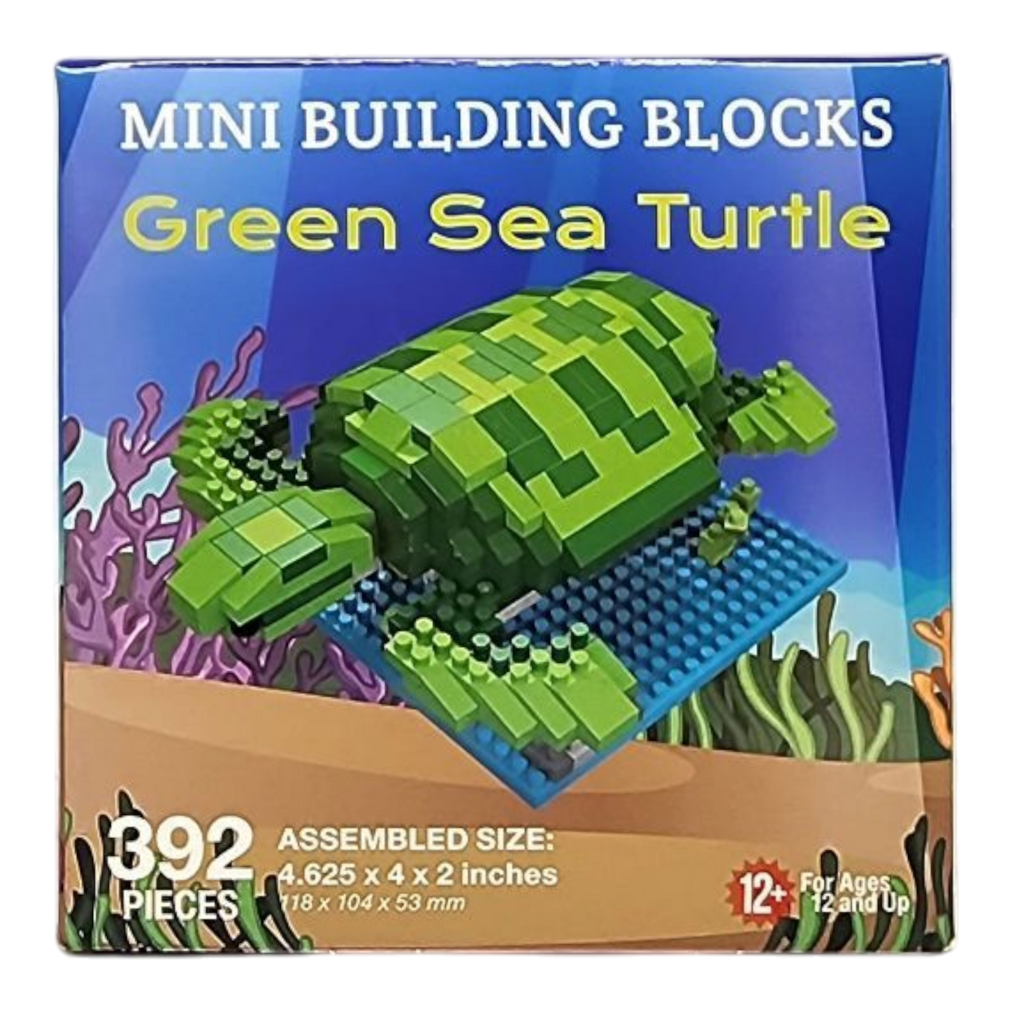 Mini blocs de construction - Tortue verte