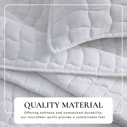 Breathable Gauze Quilt Set and Wave Stitch