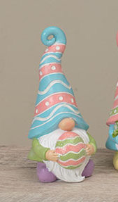 Easter Gnome Figurine - 6 Inch - Carrying an Egg
