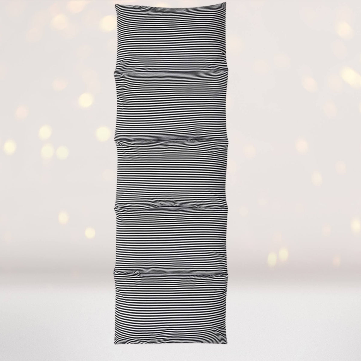 Black and white stripe pillow bed slipcover for kids floor lounger on Tampa Home & Garden Store