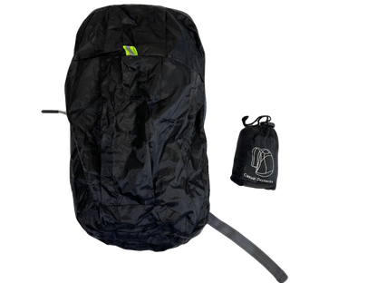 River Country Gear black polyester day pack with lime green pull; includes a drawstring pouch on Tampa Home & Garden Store