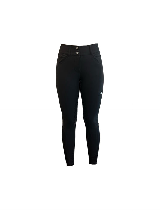 American Equus Performance Breeches black riding pants with dualbutton waistband on Tampa Home & Garden Store