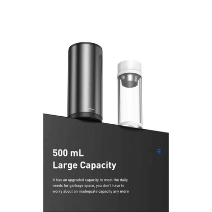 Black car trash bin cylindrical waste can for vehicle interior storage on Tampa Home & Garden Store
