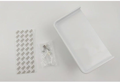Stevvex toilet paper holder with shelf and adhesive mounting kit, screws and 3M tape included on Tampa Home & Garden Store