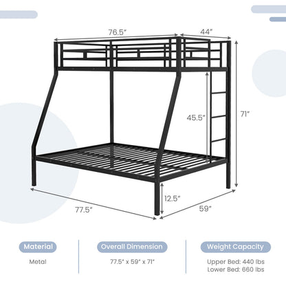 Estructura de cama metálica con somier de láminas que ahorra espacio para adolescentes y adultos, sin ruido, no necesita somier, color negro