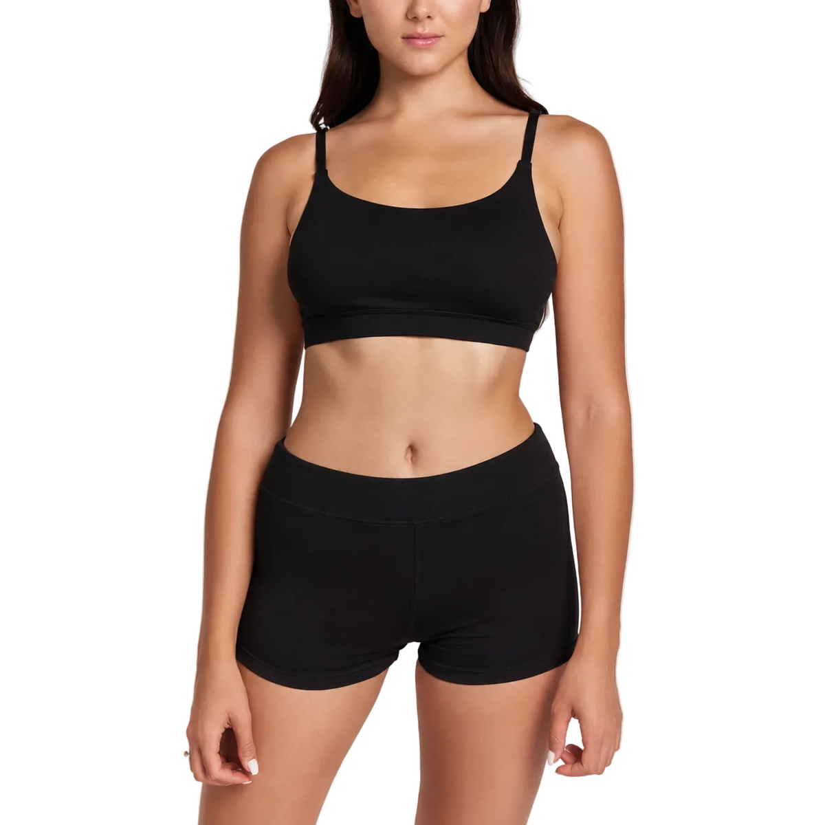 Net Positive organic cotton boyshorts in black on Tampa Home & Garden Store