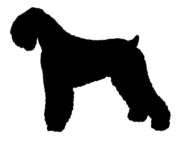 Black Russian Terrier garden stake silhouette by Rustica Ornamentals on Tampa Home & Garden Store