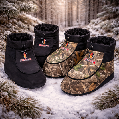Heater Body Suit Boot Covers Windproof & Waterproof camouflage and black 4-pack Killz Products on Tampa Home & Garden Store