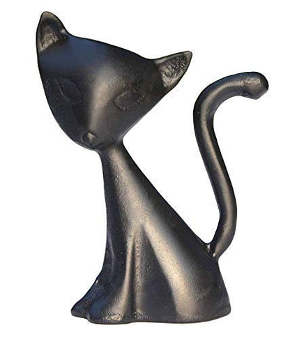 Vibhsa Cat Ring Holder, black cat jewelry organizer for rings on Tampa Home & Garden Store
