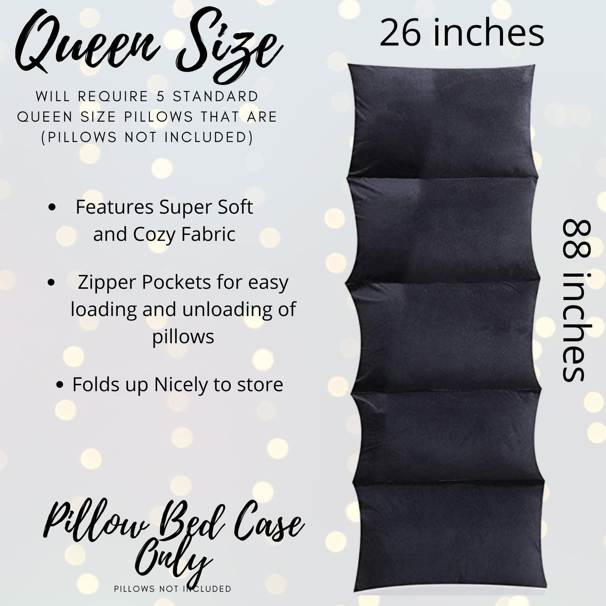 Black and White Buffalo Check Sleepover Tent Bundle with navy pillow bed case display on Tampa Home & Garden Store