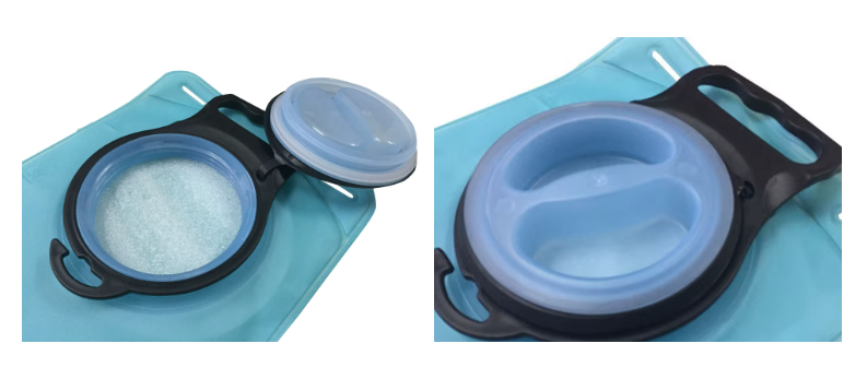 Hydration bladder River Country Gear blue wide-mouth reservoir with screw cap lid on Tampa Home & Garden Store