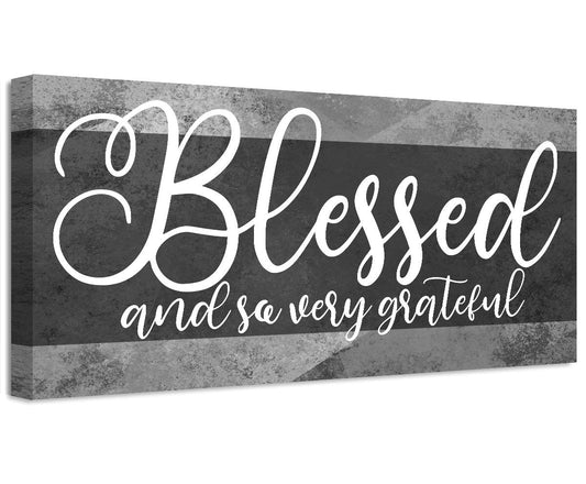 Blessed and Grateful - Canvas - Tampa Home & Garden Store