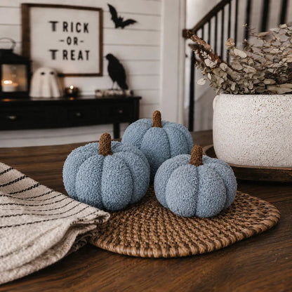Blair Pumpkin Plush Decorative Pillow For Fall