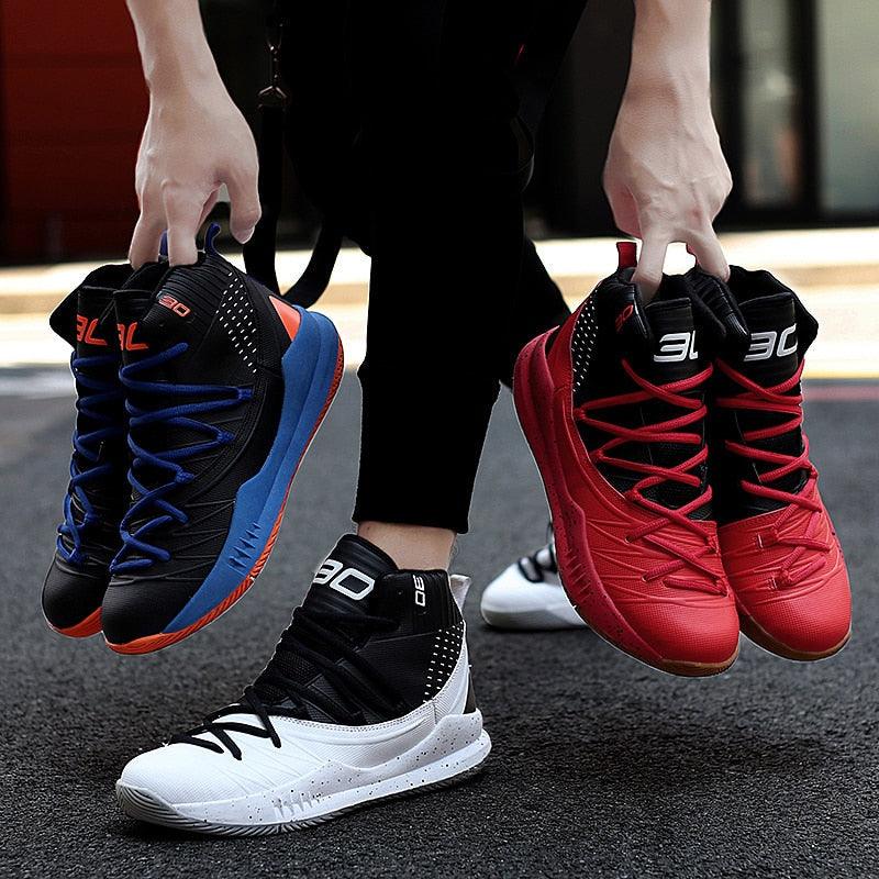 Stevvex basketball shoes 3 blue/black high-tops white high-top red/black high-tops for outdoor on Tampa Home & Garden Store