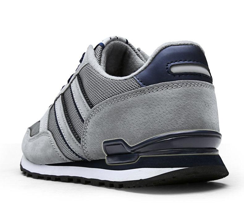 Blue Stevvex men's casual sneakers ST85SH7441WRB artificial leather with suede accents on Tampa Home & Garden Store