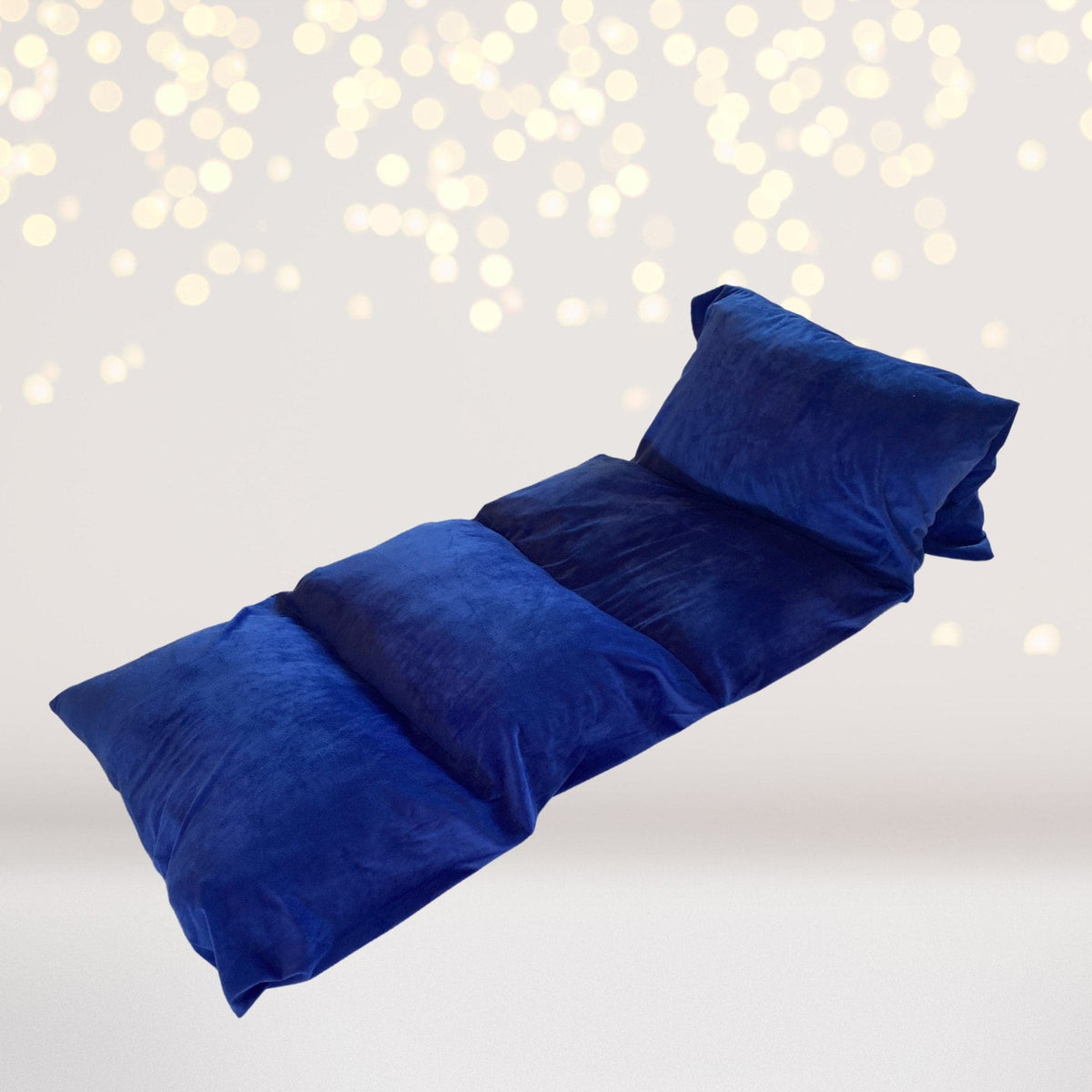 Blue Pillow Bed Floor Lounger for kids, 2-piece cushion set on Tampa Home & Garden Store