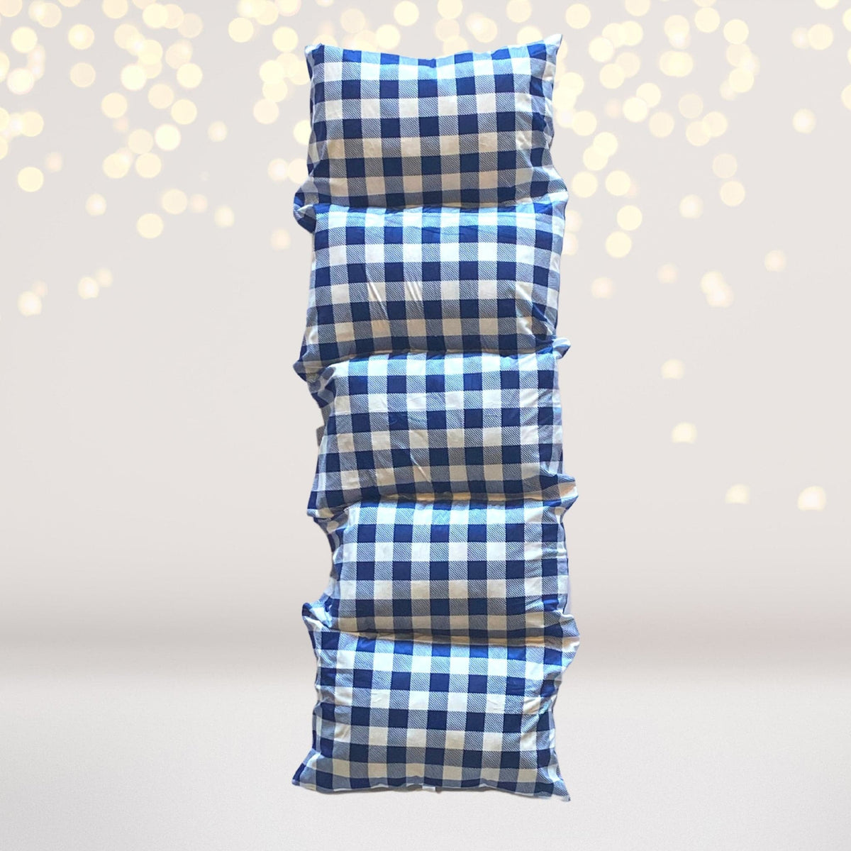 Blue plaid kids pillowcase buffalo check for floor lounger by Chicky Bling Bling on Tampa Home & Garden Store