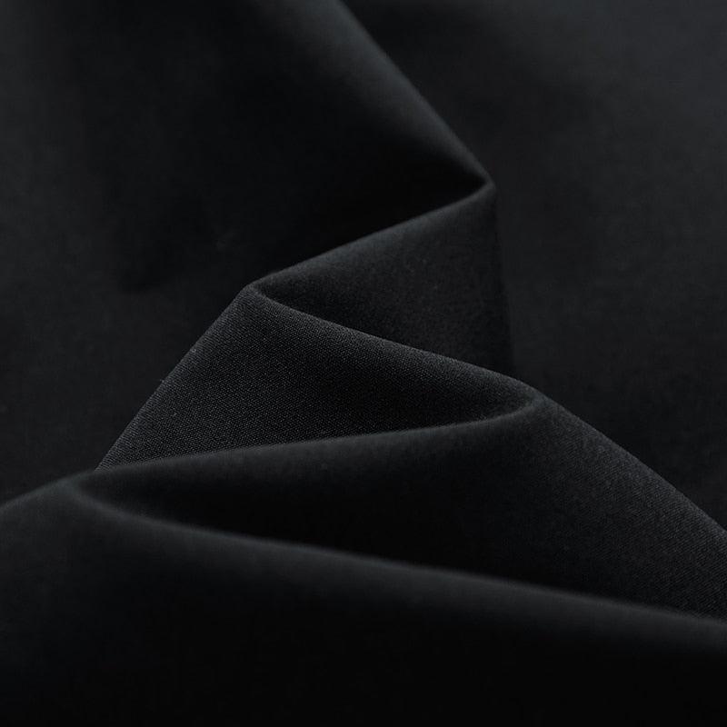 Stevvex men's lightweight jacket black fabric close-up on Tampa Home & Garden Store