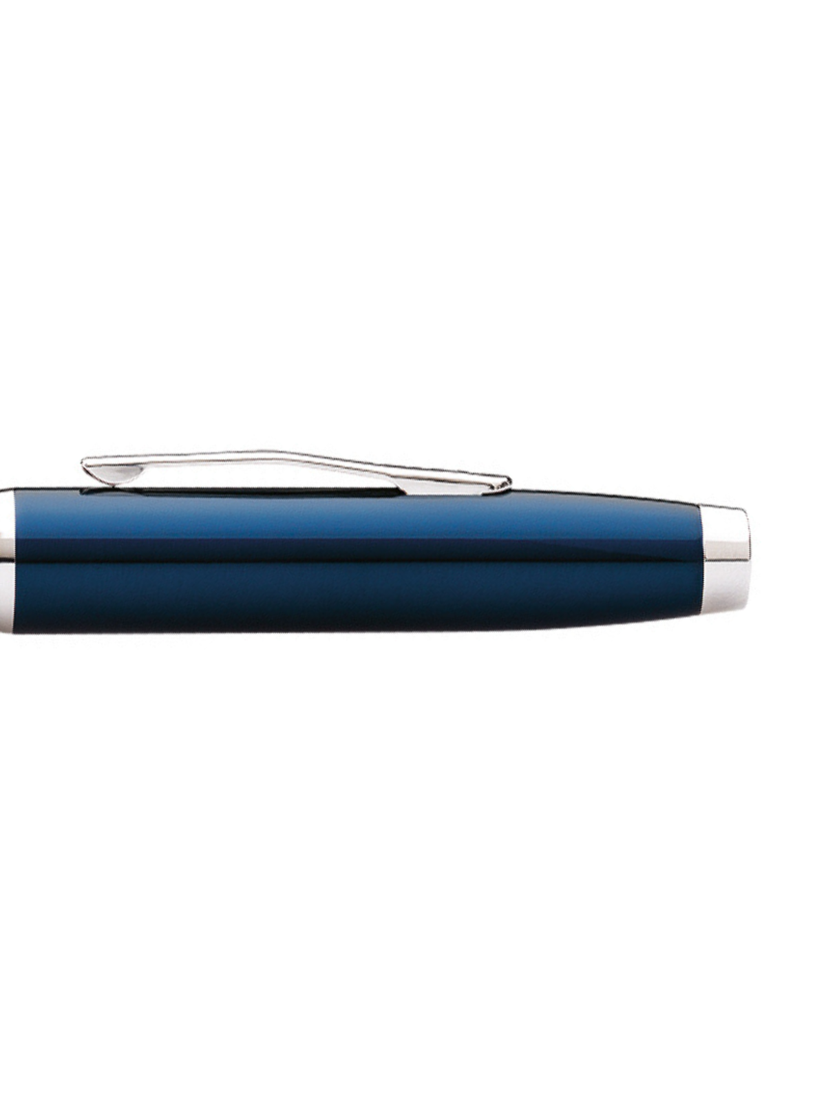 Coventry Blue Lacquer Fine Nib Fountain Pen by A.T. Cross with silver clip on Tampa Home & Garden Store
