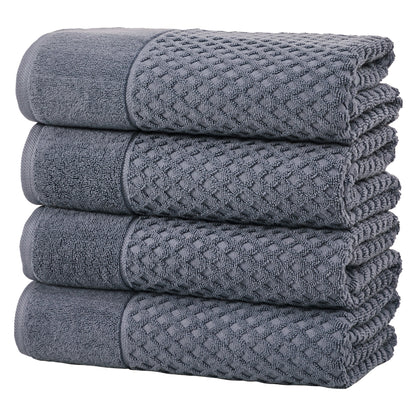 Cotton Diamond Waffle Weave Bath Towel Set