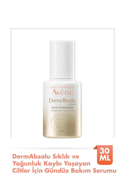 Avène DermAbsolu face serum bottle with white cap and gold-toned label on Tampa Home & Garden Store