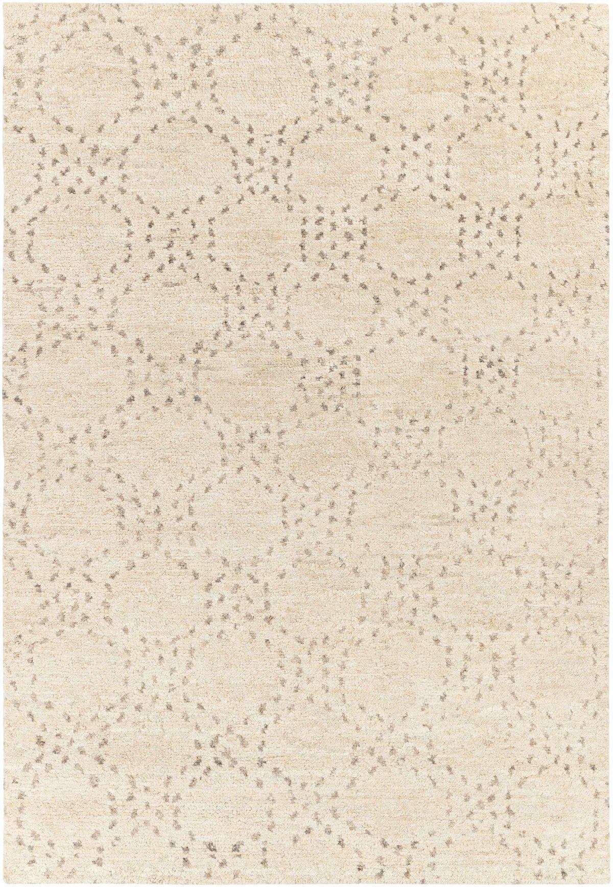 Banksia Area Rug by Boutique Rugs, beige with subtle gray motif on Tampa Home & Garden Store