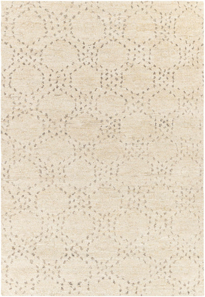Banksia Area Rug by Boutique Rugs, beige with subtle gray motif on Tampa Home & Garden Store
