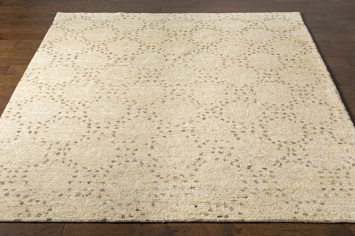 Banksia Area Rug beige with subtle brown speckled pattern by Boutique Rugs clearance on Tampa Home & Garden Store