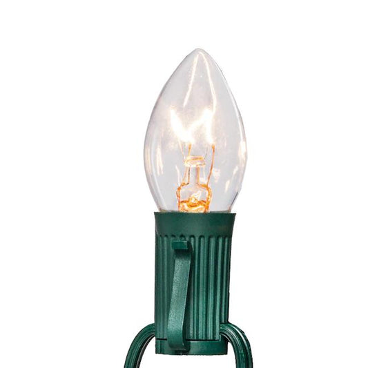 Juego de 25 luces C9 transparentes