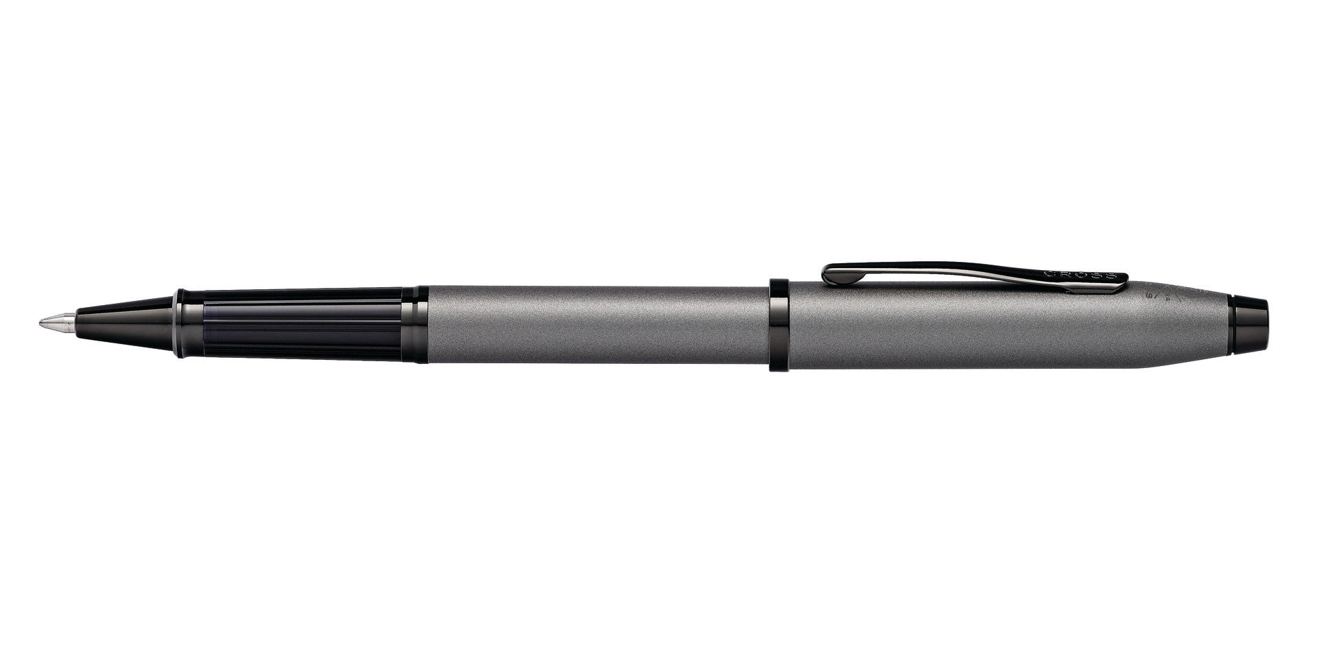 Century II gunmetal gray rollerball pen by A.T. Cross with black grip and clip on Tampa Home & Garden Store