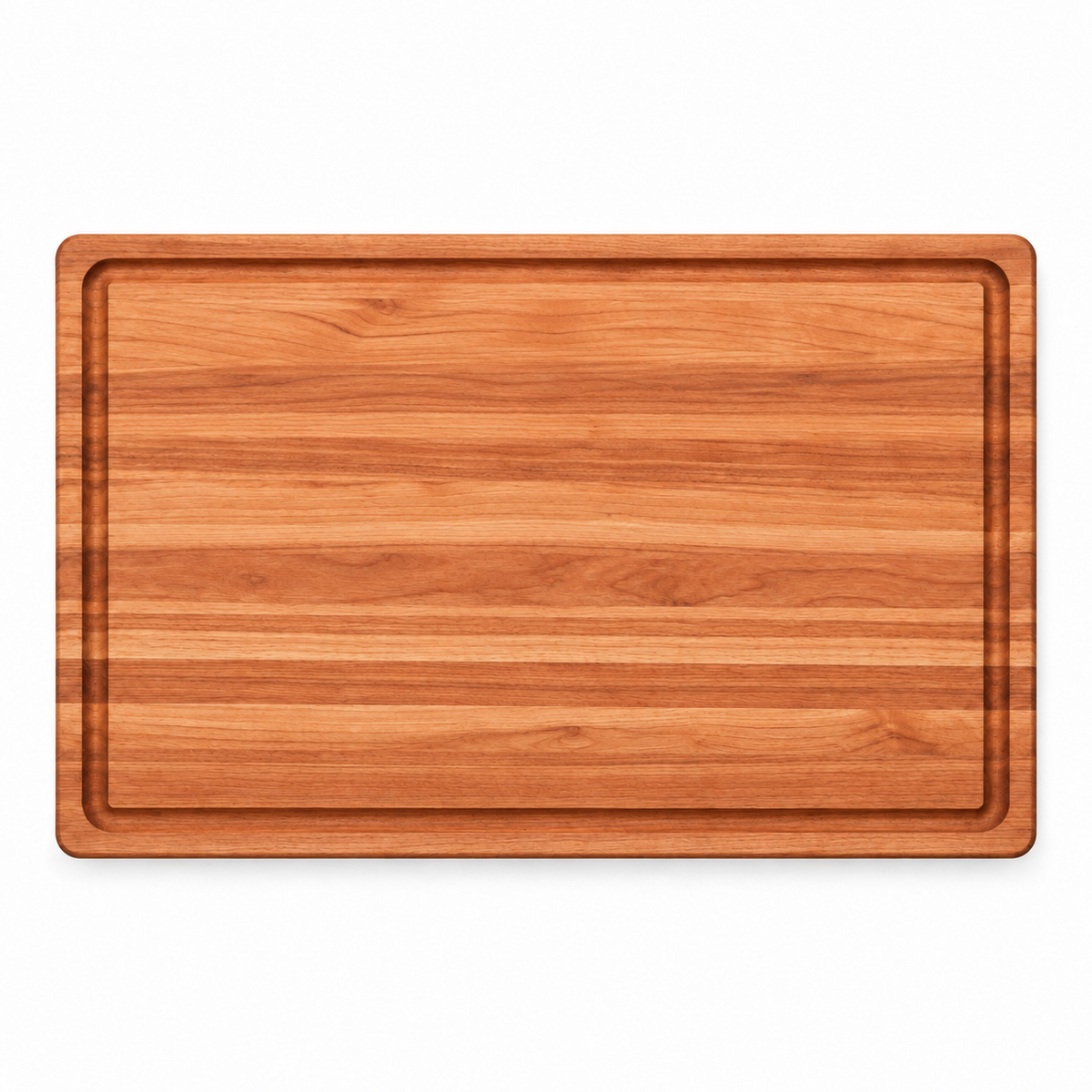 Cutting board 18x12 in, edge grain, Refine Kitchenware board with border groove on Tampa Home & Garden Store