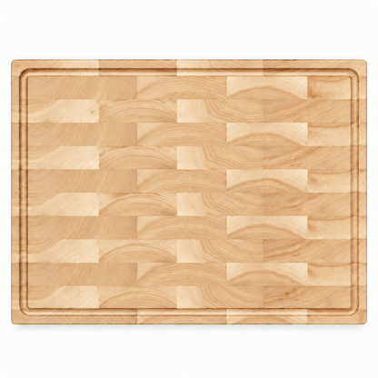 End grain cutting board 20×15 in Refine Kitchenware with light wood mosaic pattern on Tampa Home & Garden Store