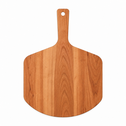 Pizza Peel wooden paddle by Refine Kitchenware with long handle and rounded blade on Tampa Home & Garden Store