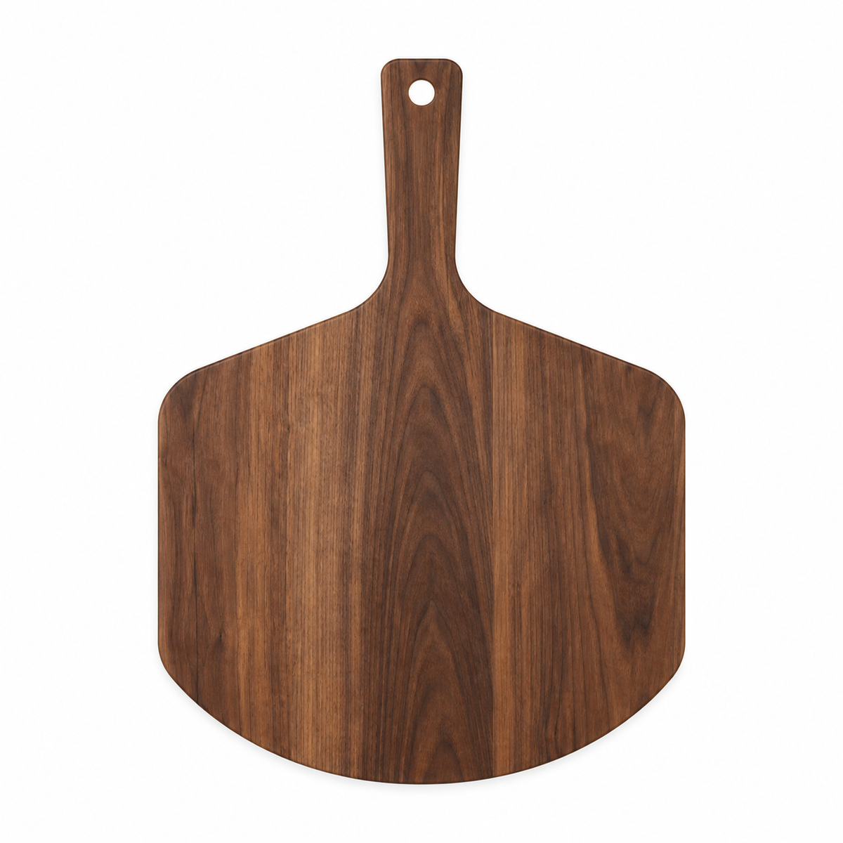 Pizza Peel wooden walnut finish by Refine Kitchenware, long handle with hole on Tampa Home & Garden Store