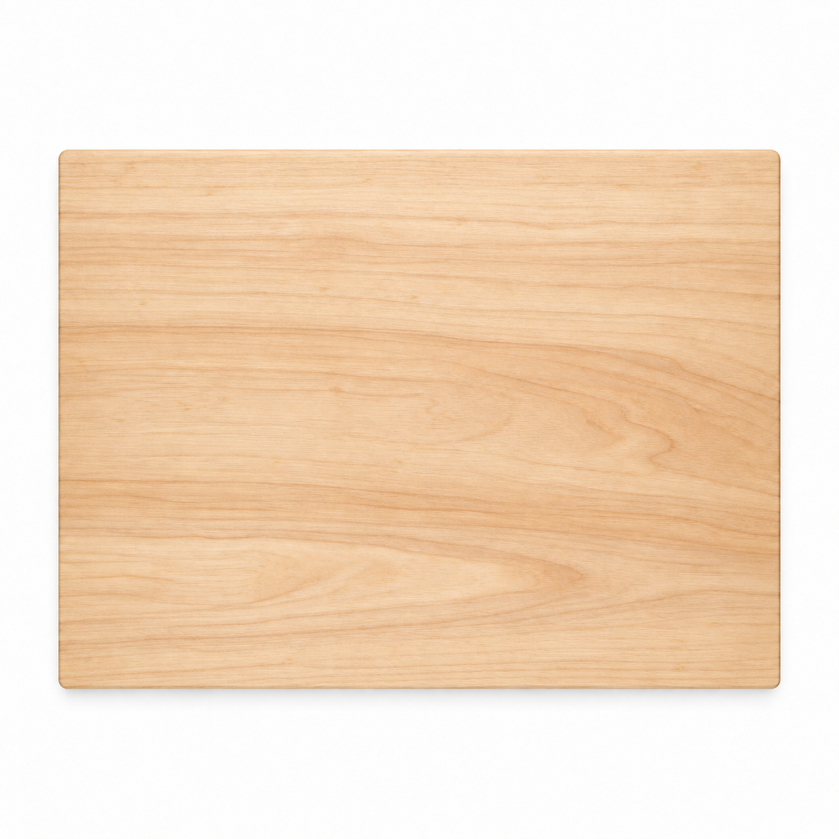 Cutting board 20x15 inch thick flat-grain, natural wood finish on Tampa Home & Garden Store